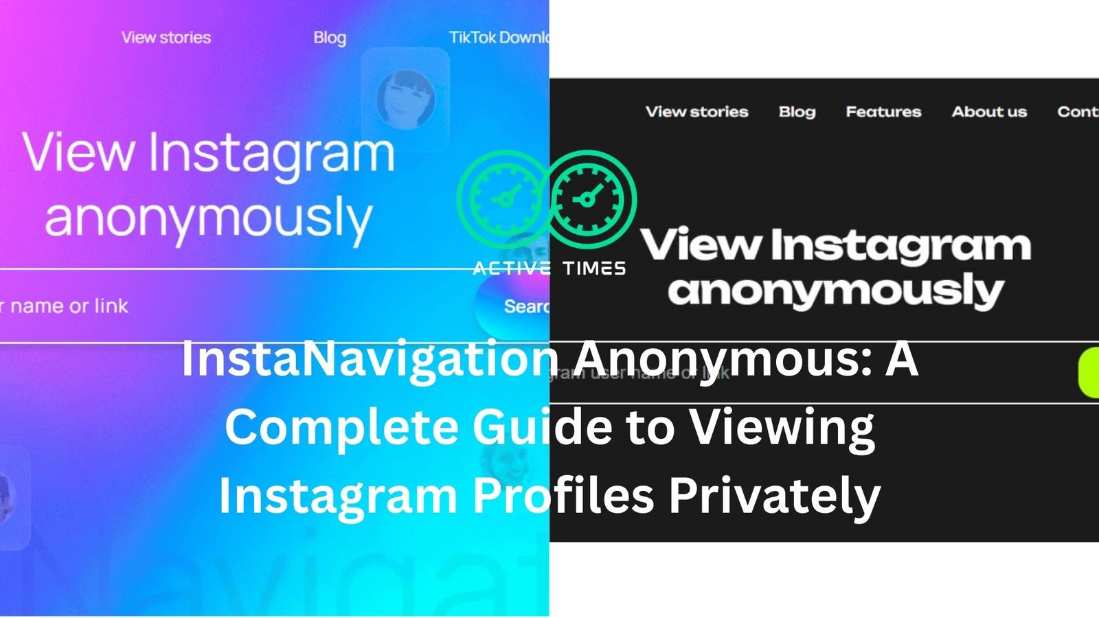 instanavigation anonymous